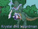 Krystal and Lizardman 