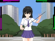 Miyui - My Neighbor Swordswoman in School game android